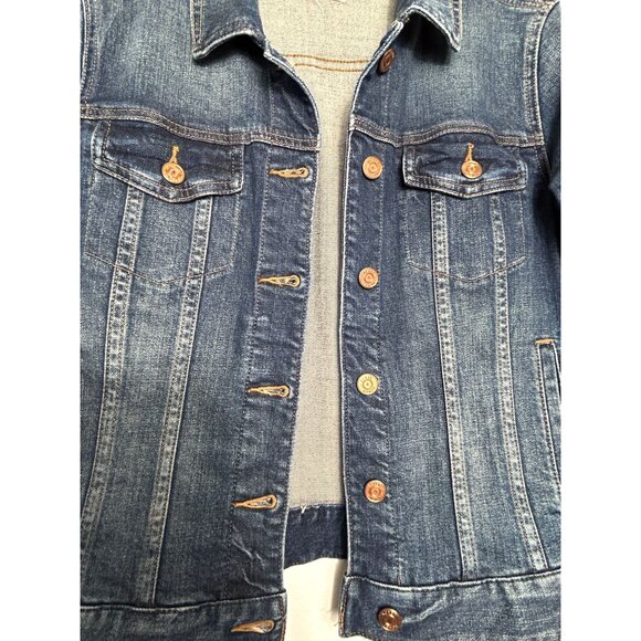 J Crew Women’s Trademark Denim Wash Jean Jacket - Sz S - Picture 4 of 10